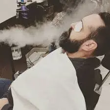 [Perfilacion de Barba con Vaporera, Toalla Caliente y Fría Durante el Proceso con un Masaje Facial de 2 minutos] Corte Barba (Plaza Dorada)